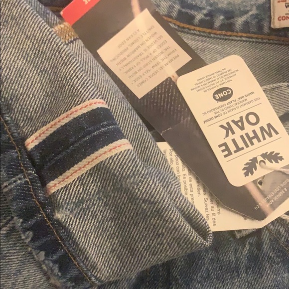 White Oak Cone Denim Levi's Wedgie Icon Jeans - Picture 7 of 8